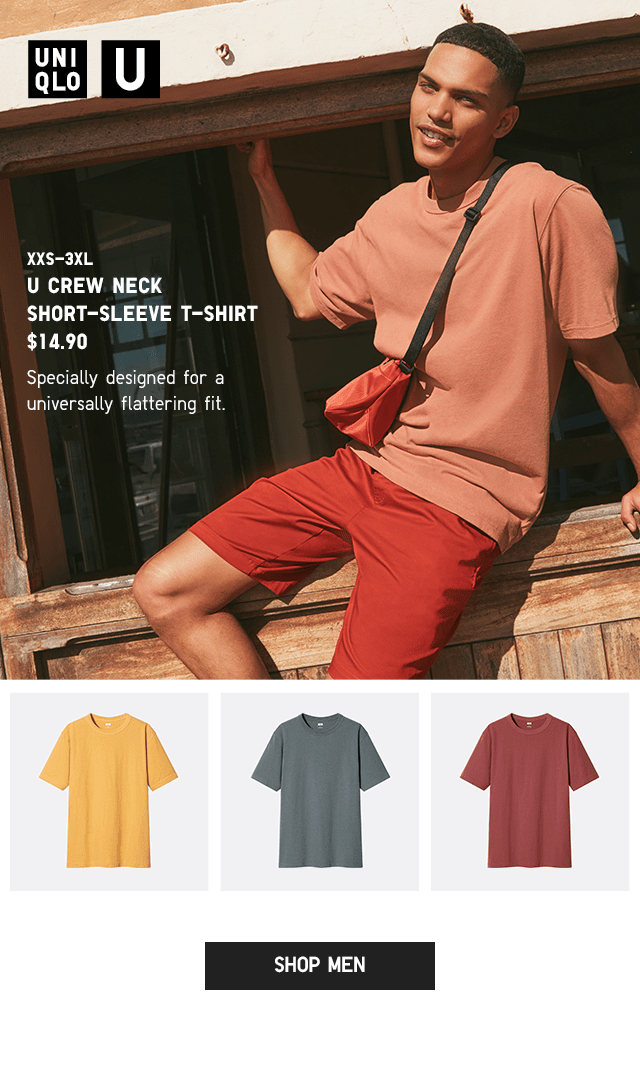 PDP3 - MEN U CREW NECK SHORT-SLEEVE T-SHIRT