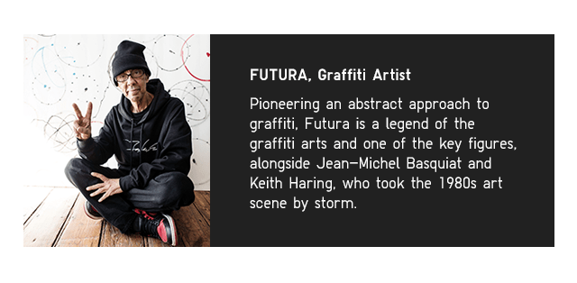 SUBHEAD1 - FUTURA, GRAFFITI ARTIST