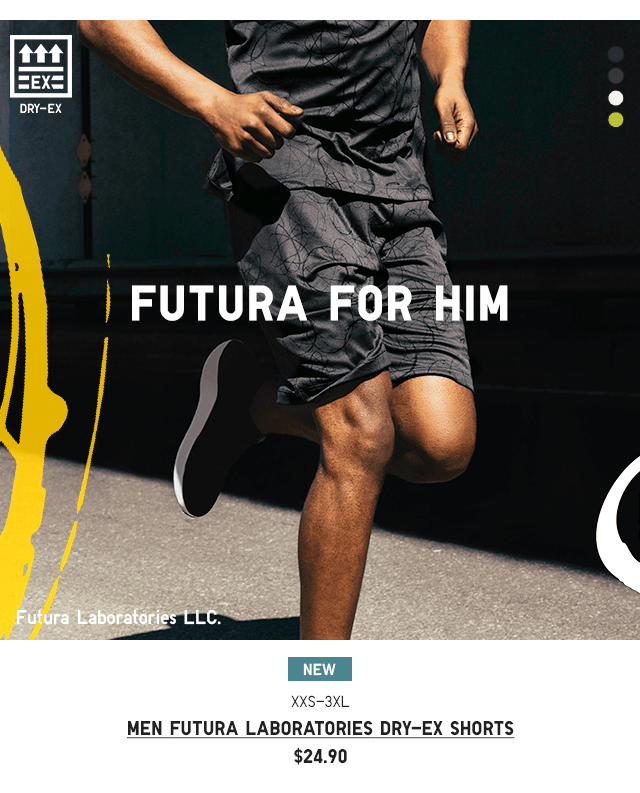PDP5 - MEN FUTURA LABORATORIES DRY-EX SHORTS