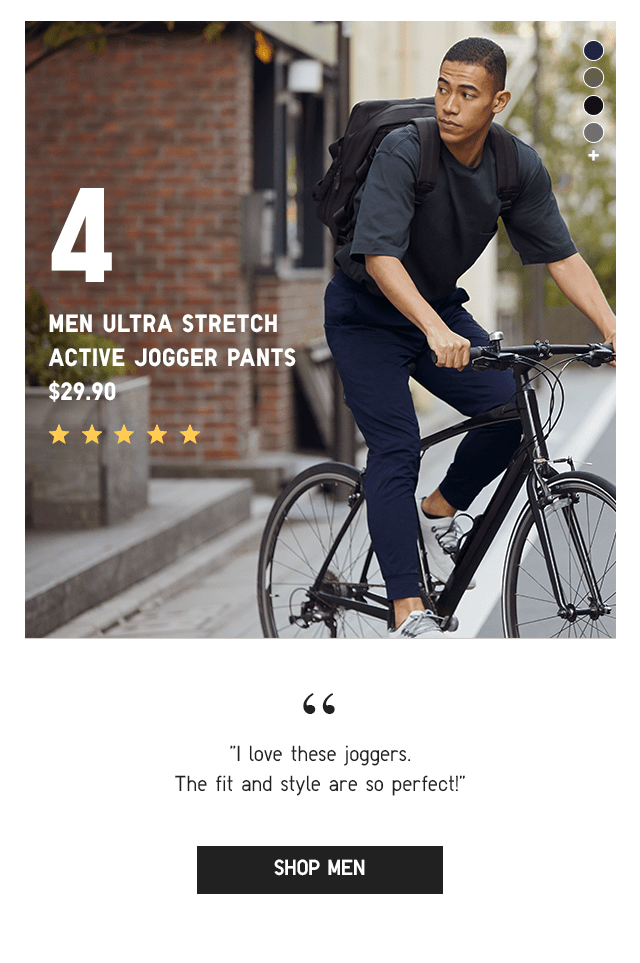 PDP4 - MEN ULTRA STRETCH ACTIVE JOGGER PANTS