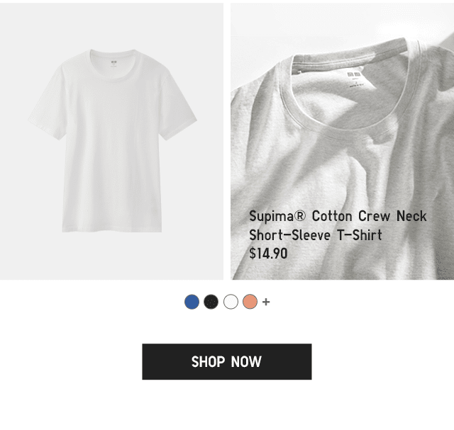 PDP2 - MEN SUPIMA COTTON CREW NECK SHORT-SLEEVE T-SHIRT