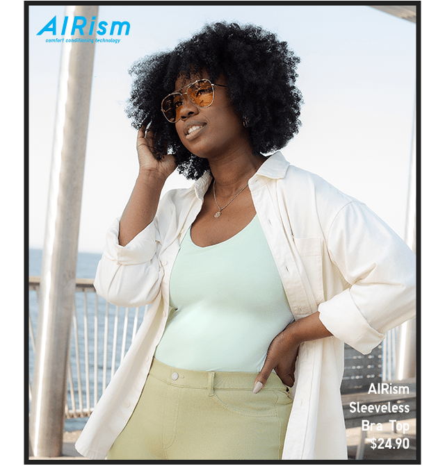 HERO - WOMEN AIRISM SLEEVELESS BRA TOP