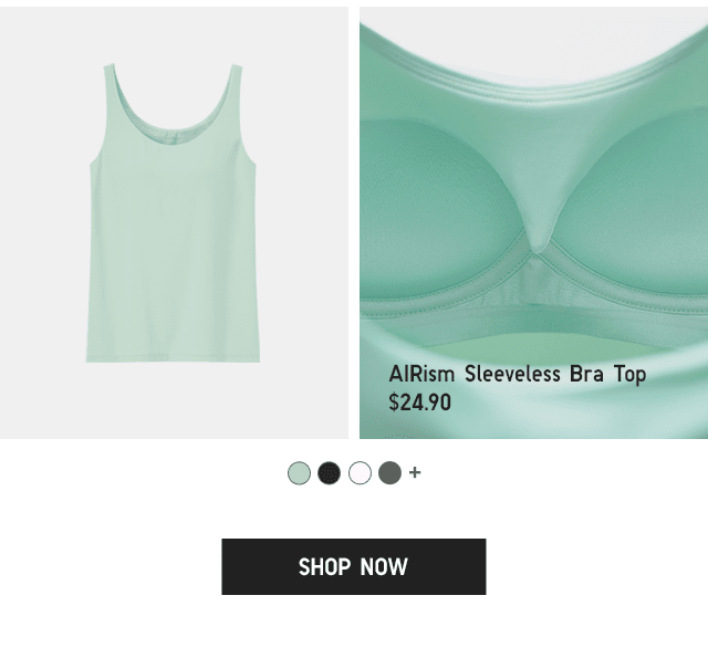 PDP1 - WOMEN AIRISM SLEEVELESS BRA TOP