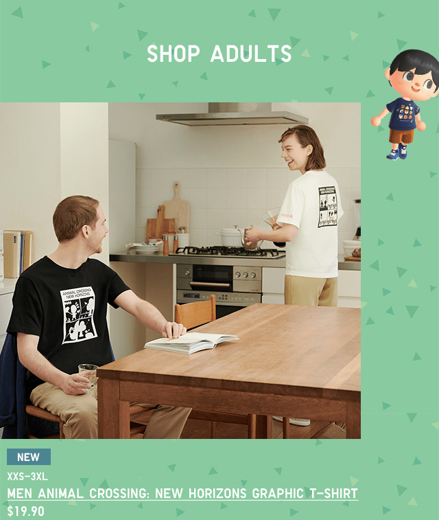 PDP1 - MEN ANIMAL CROSSING: NEW HORIZON GRAPHIC T-SHIRT