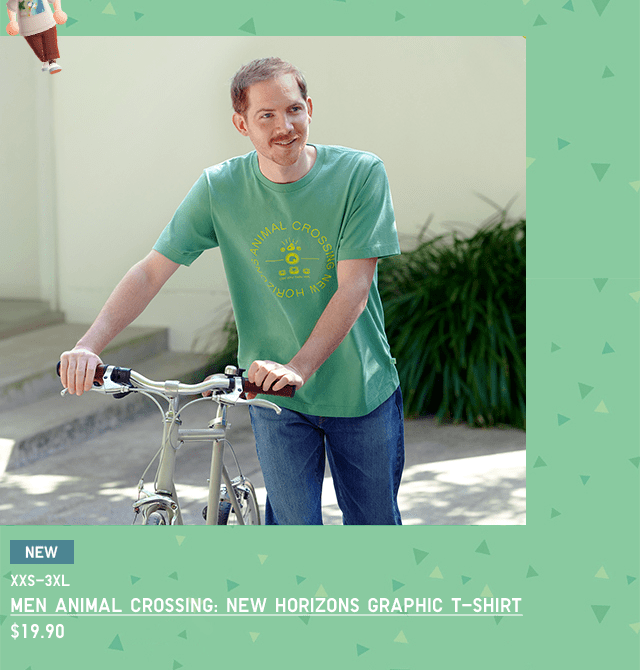 PDP3 - MEN ANIMAL CROSSING: NEW HORIZON GRAPHIC T-SHIRT
