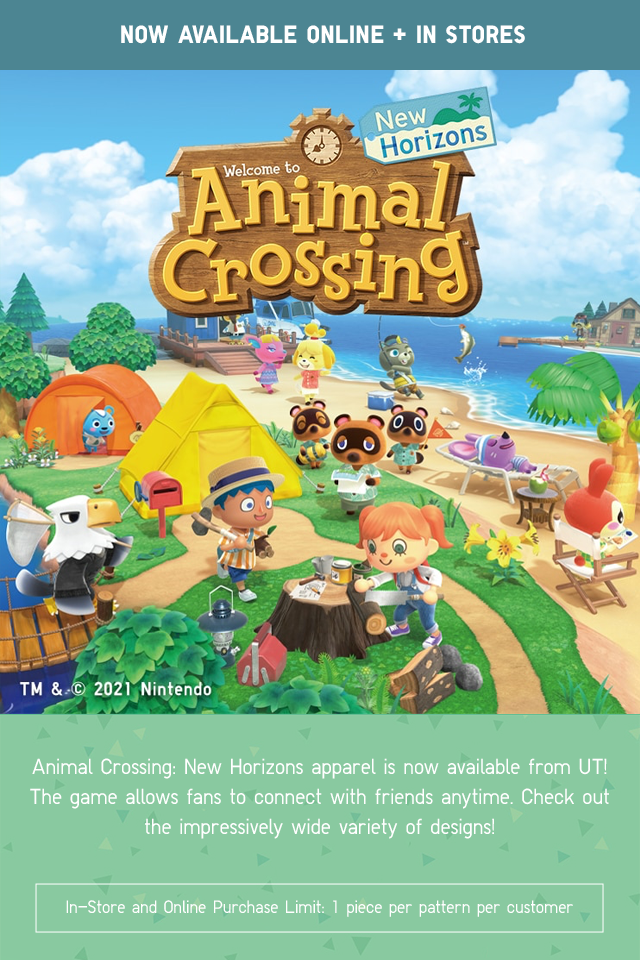 HERO - ANIMAL CROSSING: NEW HORIZON NOW AVAILABLE ONLINE + IN STORES 