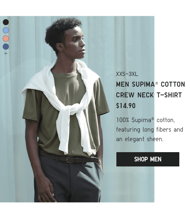 PDP3 - MEN SUPIMA COTTON CREW NECK T-SHIRT