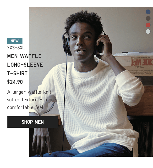 PDP4 - MEN WAFFLE LONG-SLEEVE T-SHIRT
