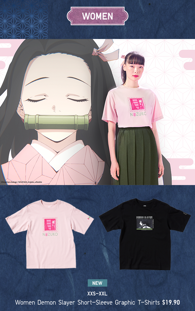 WOMEN - DEMON SLAYER SHORT-SLEEVE GRAPHIC T-SHIRTS