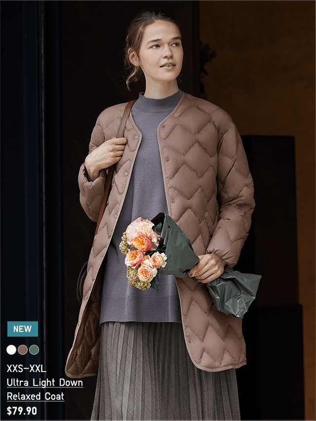 HER0 - WOMEN ULTRA LIGHT DOWN RELAXED COAT