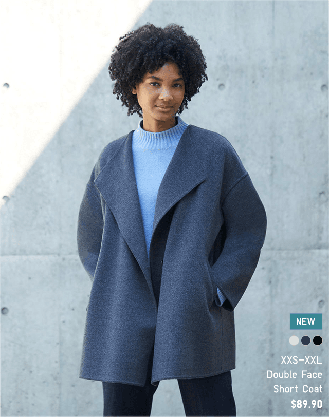 HER0 - WOMEN DOUBLE FACE SHORT COAT