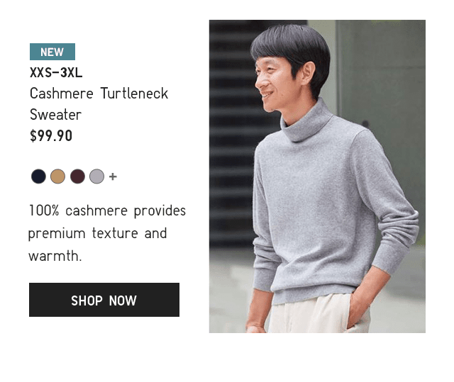 PDP4 - MEN CASHMERE TURTLENECK SWEATER