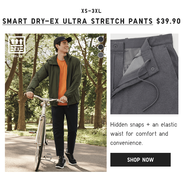PDP6 - MEN SMART DRY-EX ULTRA STRETCH PANTS