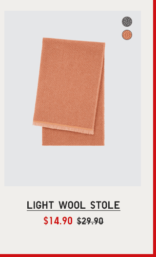 PDP6 - LIGHT WOOL STOLE