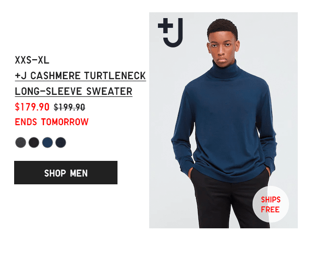 PDP2 - +j CASHMERE TURTLENECK LONG-SLEEVE SWEATER