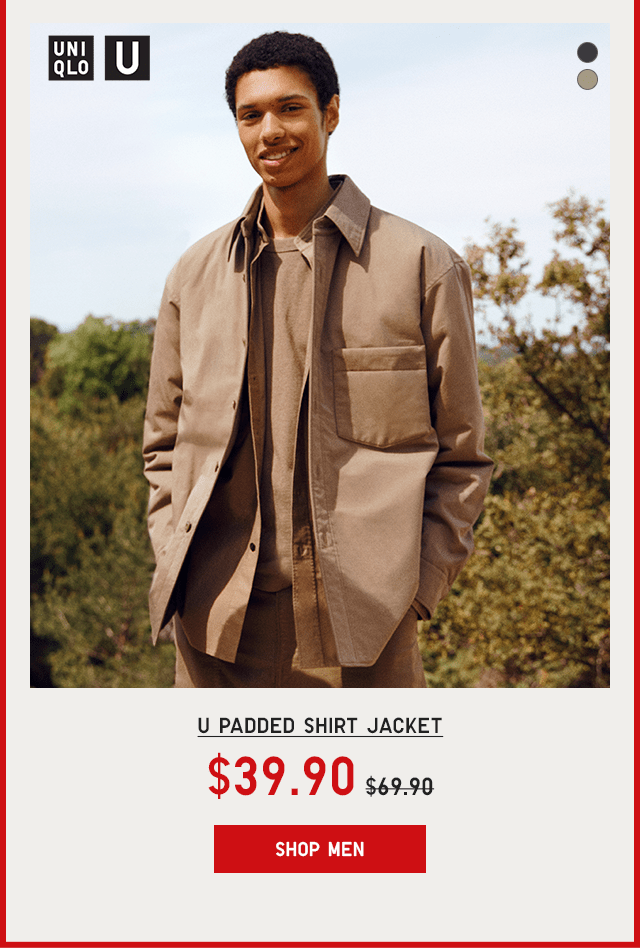 PDP6 - MEN U PADDED SHIRT JACKET