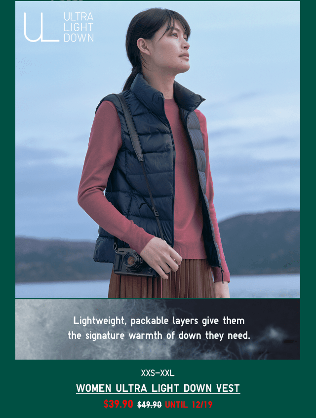 HERO - WOMEN ULTRA LIGHT DOWN VEST