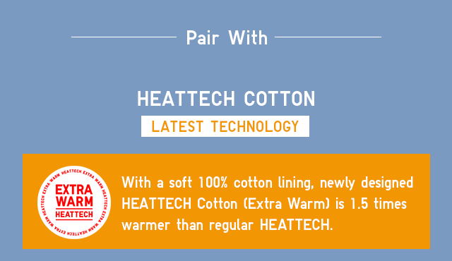 BANNER - HEATTECH COTTON LATEST TECHNOLOGY