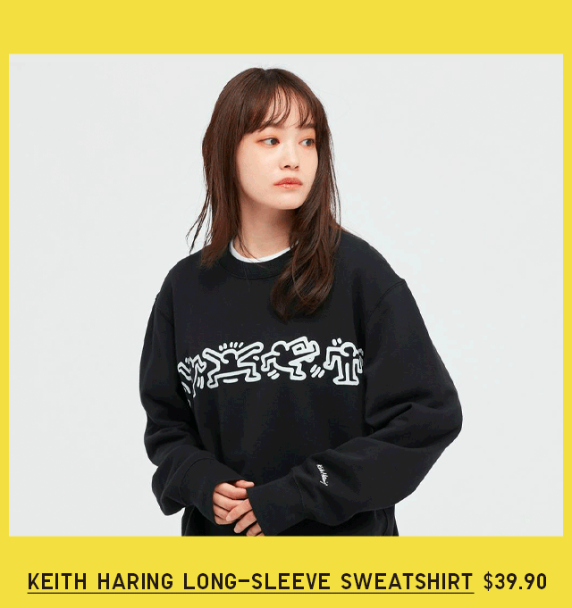 PDP 1 - KEITH HARING LONG-SLEEVE SWEATSHIRT