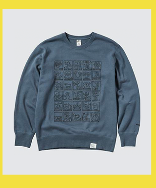 PDP3 - KEITH HARING LONG-SLEEVE SWEATSHIRT