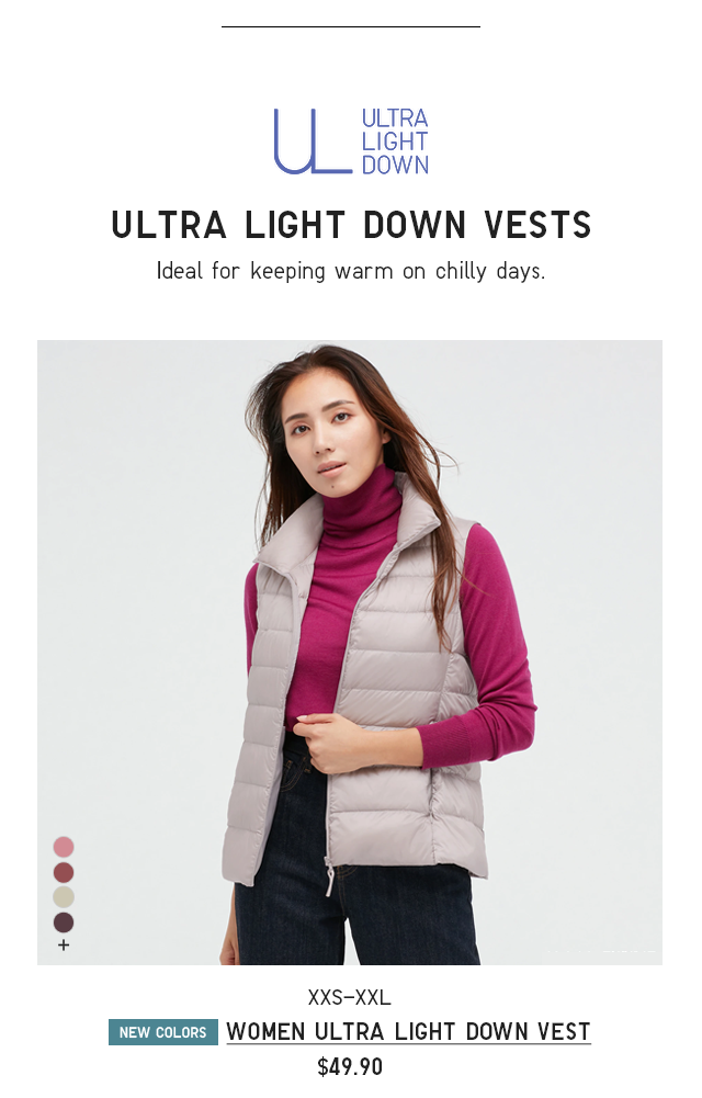 PDP1 - WOMEN ULTRA LIGHT DOWN VEST