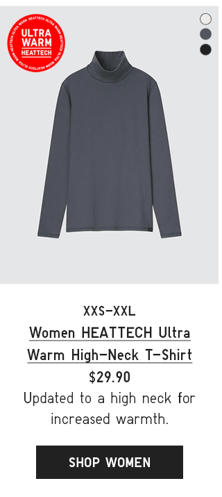 PDP5 - WOMEN HEATTECH ULTRA WARM HIGH-NECK T-SHIRT