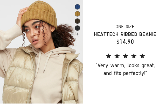 PDP5 - HEATTECH RIBBED BEANIE