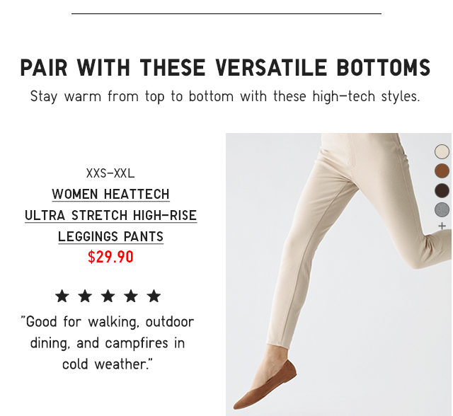 PDP6 - WOMEN HEATTECH ULTRA STRETCH HIGH RISE LEGGINGS PANTS