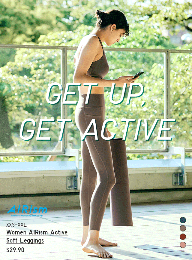 HERO - WOMEN AIRISM ACTIVE SOFT LEGGINGS