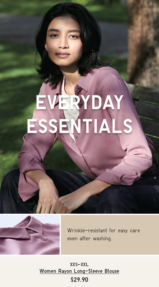 HERO - WOMEN RAYON LONG-SLEEVE BLOUSE