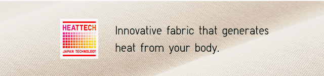 FUNCTION - INNOVATIVE FABRIC THAT GENERATES HEAT FROM YOUR BODY