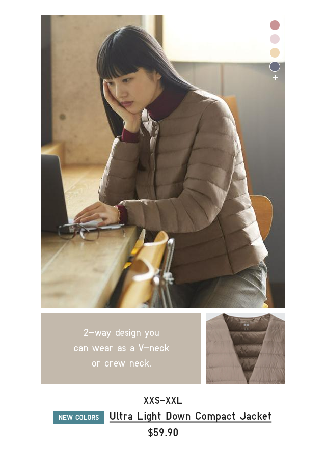 PDP2 - WOMEN ULTRA LIGHT DOWN COMPACT JACKET