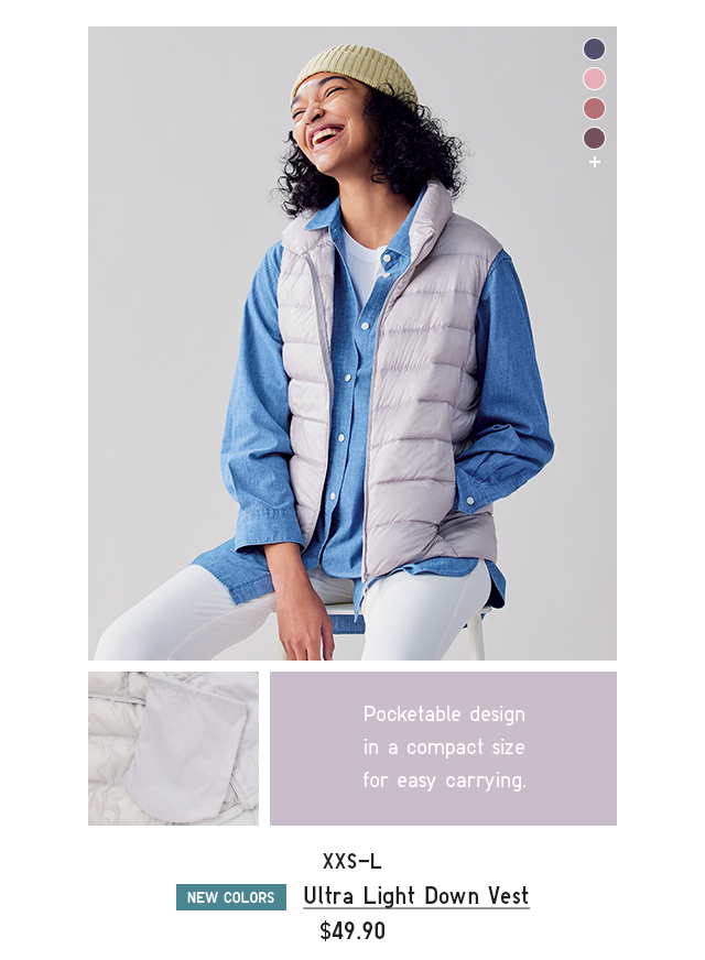 PDP3 - WOMEN ULTRA LIGHT DOWN VEST
