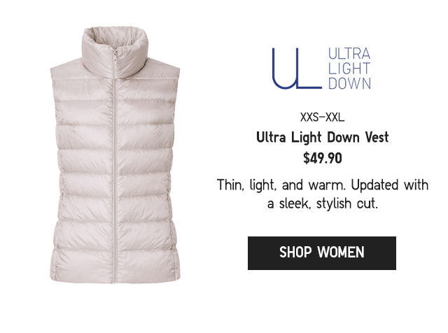 PDP3 - WOMEN ULTRA LIGHT DOWN VEST