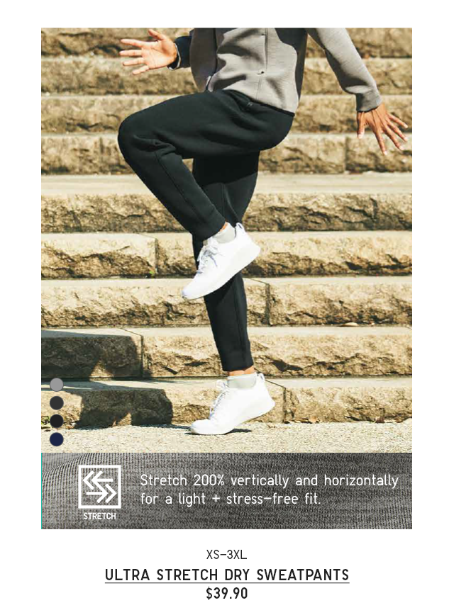 PDP4 - MEN ULTRA STRETCH DRY SWEATPANTS