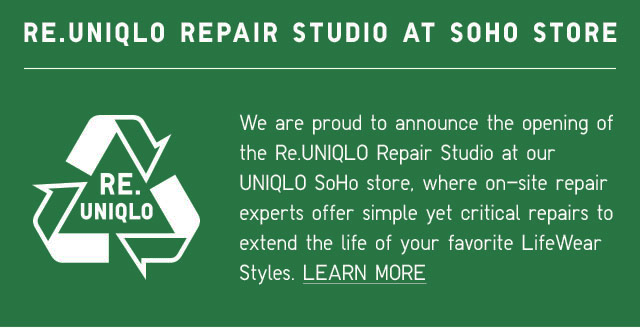 BANNER - RE.UNIQLO REPAIR STUDIO