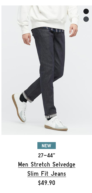 PDP4 - MEN STRETCH SELVEDGE SLIM FIT JEANS