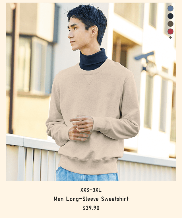 PDP6 - MEN LONG-SLEEVE SWEATSHIRT