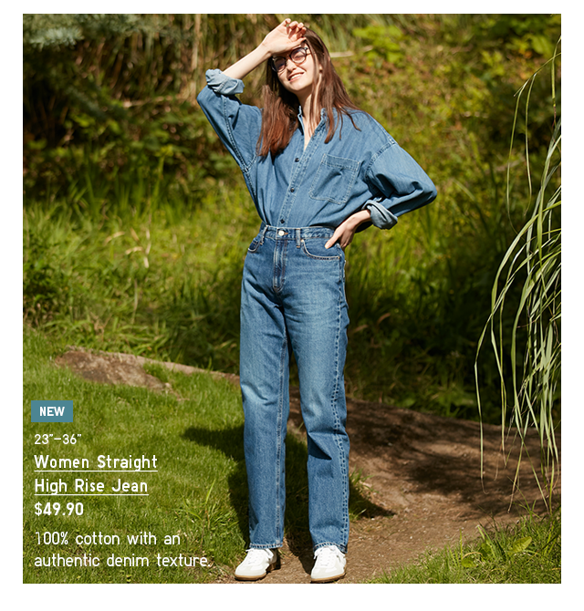 HERO - WOMEN STRAIGHT HIGH RISE JEAN