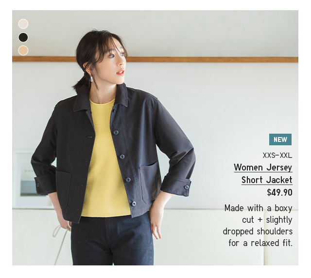 PDP2 - WOMEN JERSEY SHORT JACKET