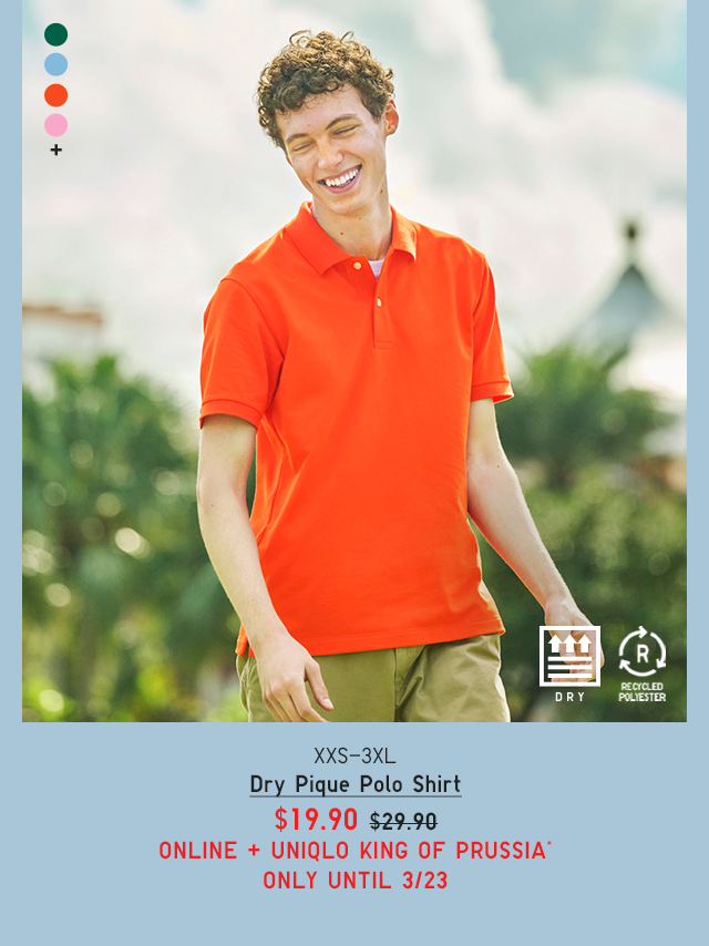 PDP1 - MEN DRY PIQUE POLO SHIRT