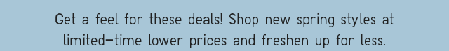 SUB - GET A FEEL FOR THESE DEALS!