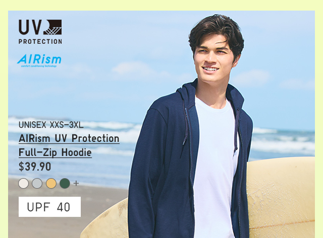 PDP2 - MEN AIRISM UV PROTECTION FULL-ZIP HOODIE