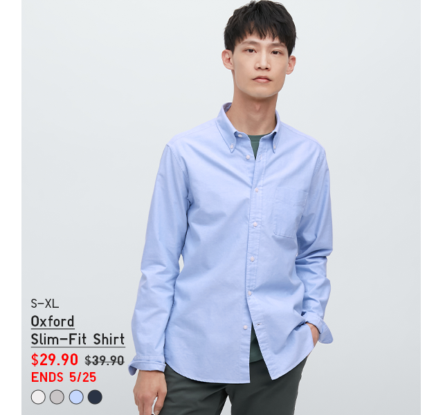 PDP4 - MEN OXFORD SLIMFIT SHIRT
