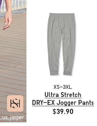PDP11 - MEN ULTRA STRETCH DRY-EX JOGGER PANTS