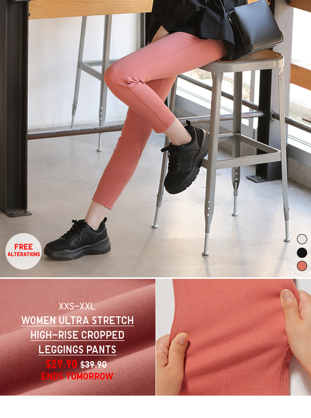 PDP2 - WOMEN ULTRA STRETCH HIGH-RISE CROPPED LEGGINGS PANTS