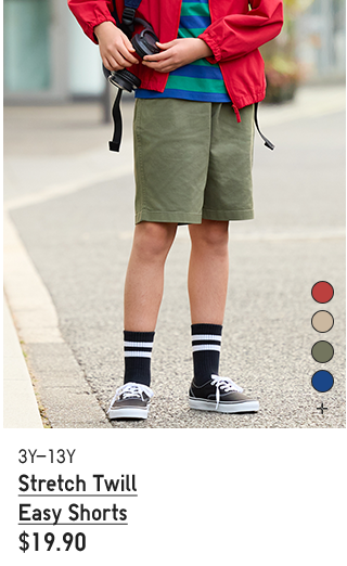 PDP5 - KIDS STRETCH TWILL EASY SHORTS