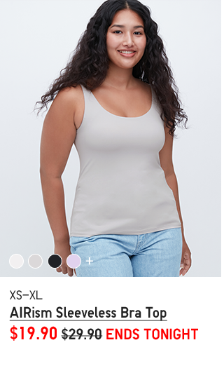 PDP7 - WOMEN AIRISM SLEEVELESS BRA TOP
