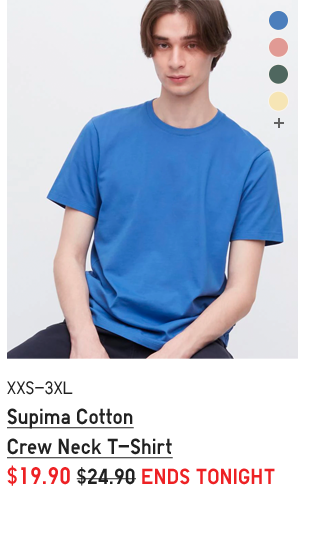 PDP10 - MEN SUPIMA COTTON CREW NECK T-SHIRT