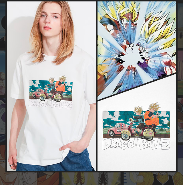 PDP6 - ADULT DRAGON BALL GRAPHIC T-SHIRT